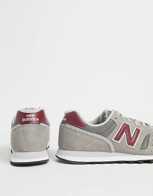 New Balance - 373 - Sneakers grigie e rosse