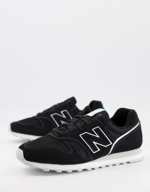 New balance 373 black and grey best sale