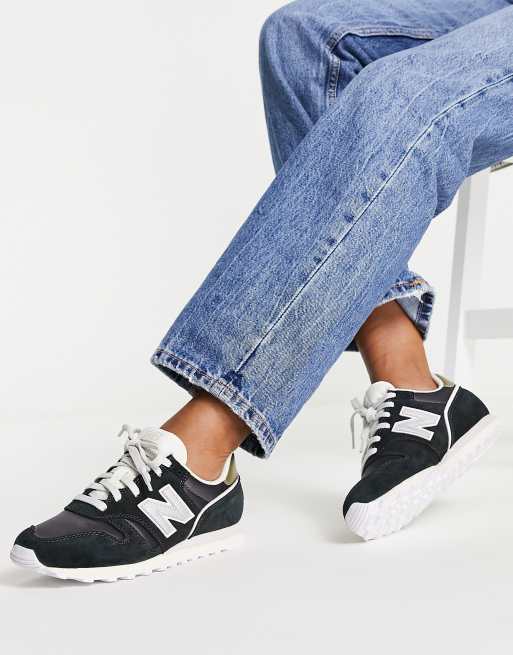 New balance 373 black with hot sale silver mink