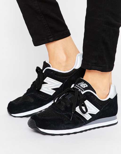 New balance shop 373 black sneakers