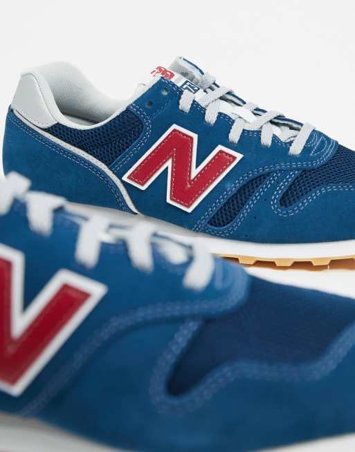 New balance clearance blue and red