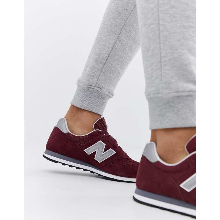 New balance бордовые. Нью баланс 373. Кроссовки New Balance 373. New Balance 373 бордовые. New Balance 373 мужские.