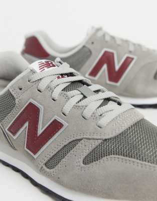 new balance 373 red grey