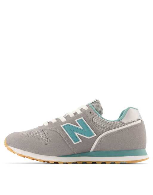 New Balance - 373 - Sneakers in grijs met blauw, 2 van 4