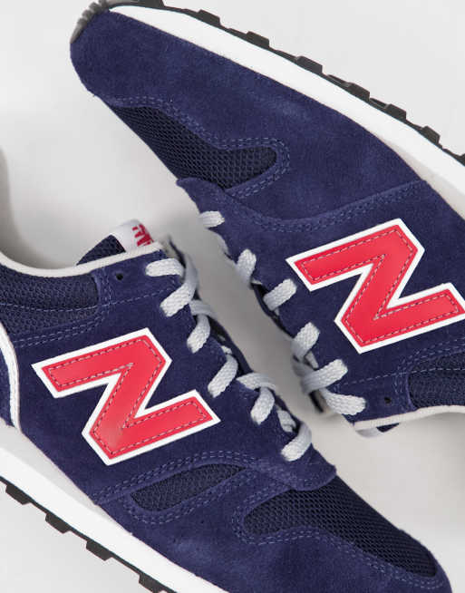 Trechter webspin Lionel Green Street slinger New Balance 373 sneakers in navy | ASOS