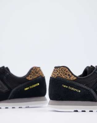 black and leopard new balance