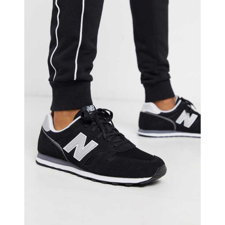 New balance clearance trainers in black