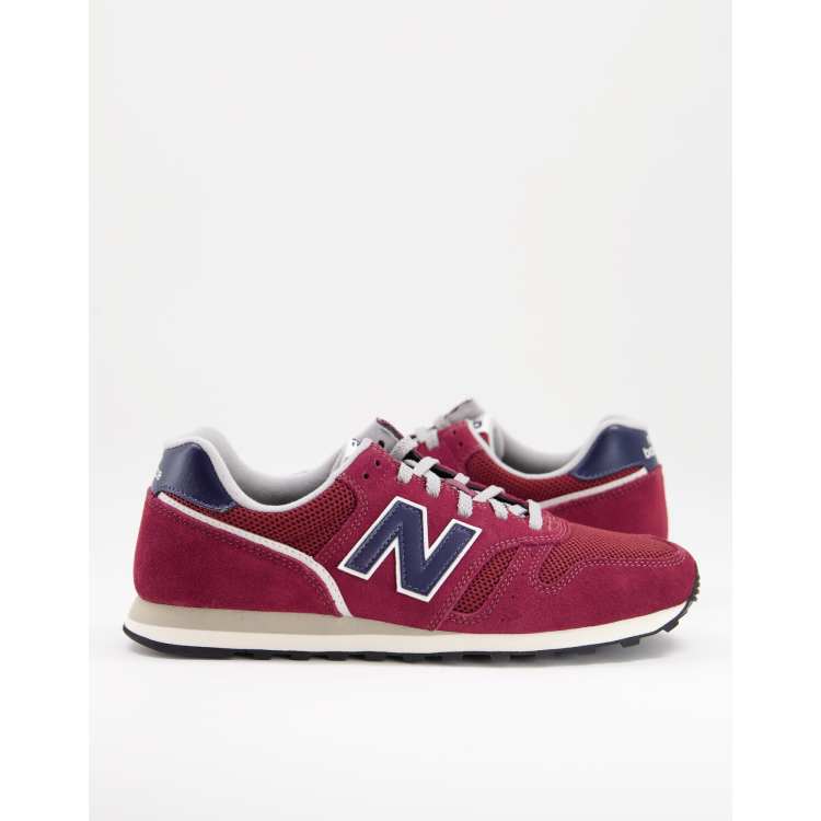 New balance clearance 373 burgundy silver