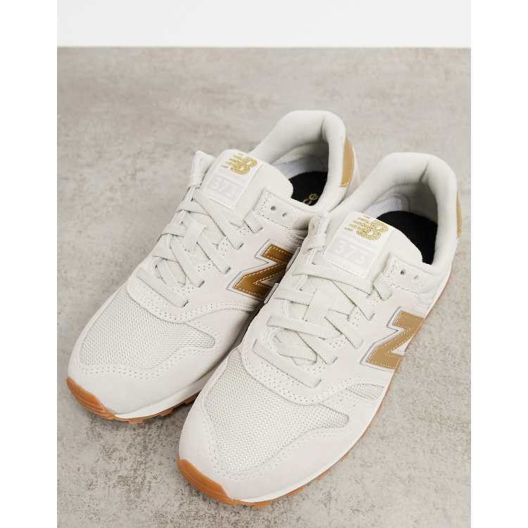 New balance 996 store cream and gold