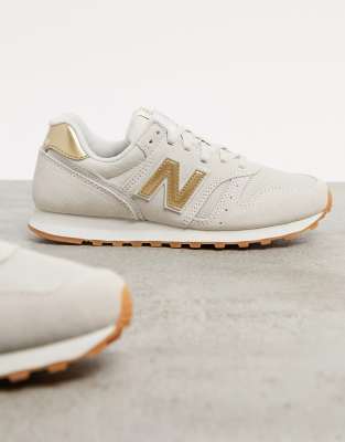 cream and gold new balance