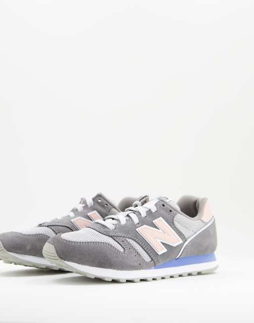 New balance store grey and pink