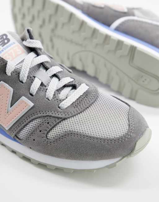 New balance store pink and gray