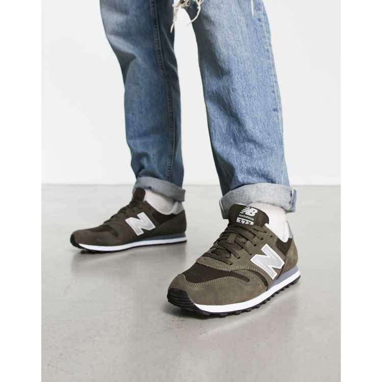 New Balance 373 trainers in khaki and off white | ASOS