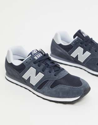  373 trainers in navy and grey