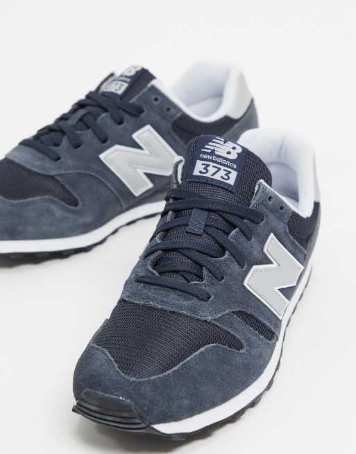 New balance 373 store trainers in navy