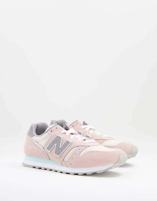 New Balance 574 trainers in grey curated on LTK