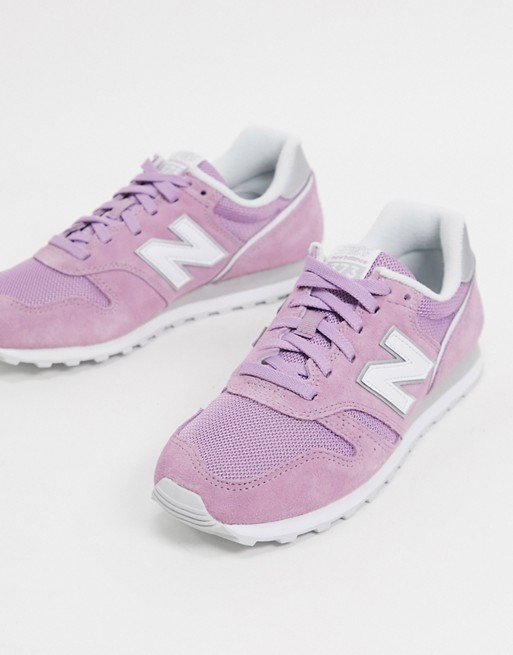 New Balance 373 trainers in purple