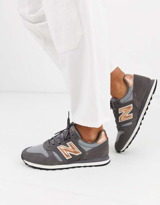 New balance trainers deals rose gold