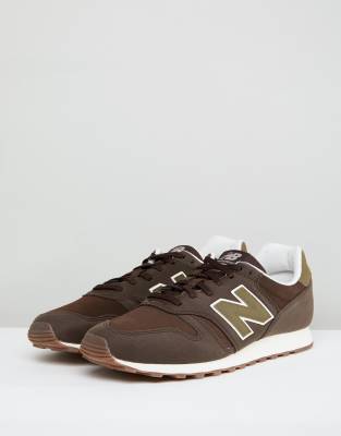 new balance 373 marrone