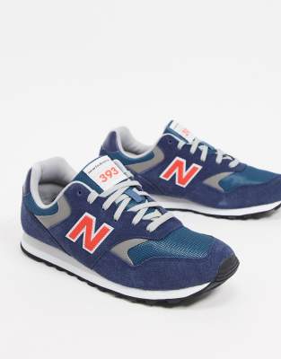 New Balance 393 sneakers in navy | ASOS