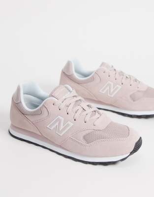 new balance rosa e beige