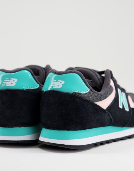 New balance noir et hot sale turquoise