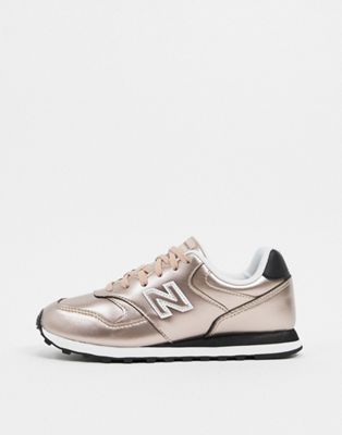 rose gold new balance trainers