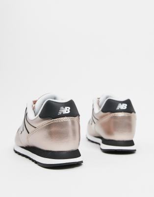 rose gold new balance trainers