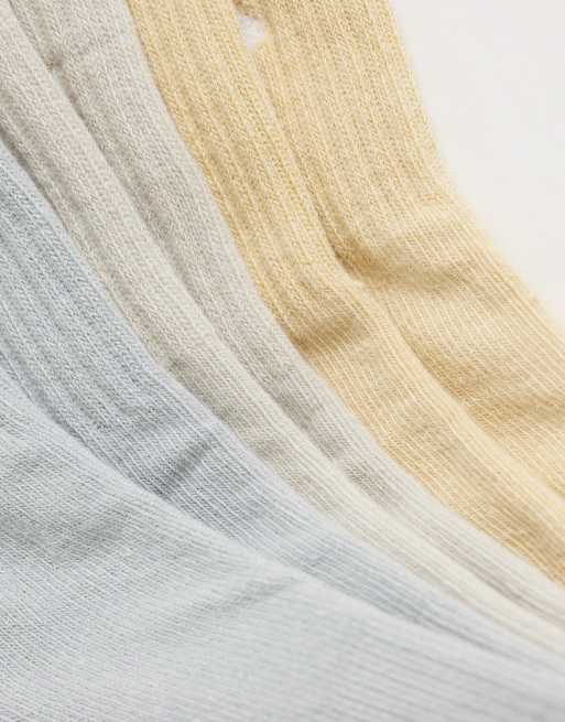 New Balance – 3er-Pack Knöchelsocken in neutralem Farbton , 2 von 3