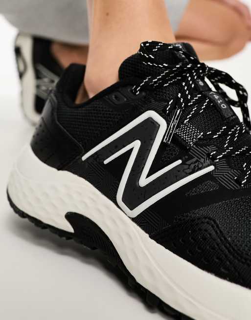 New balance womens 410 black sale and white