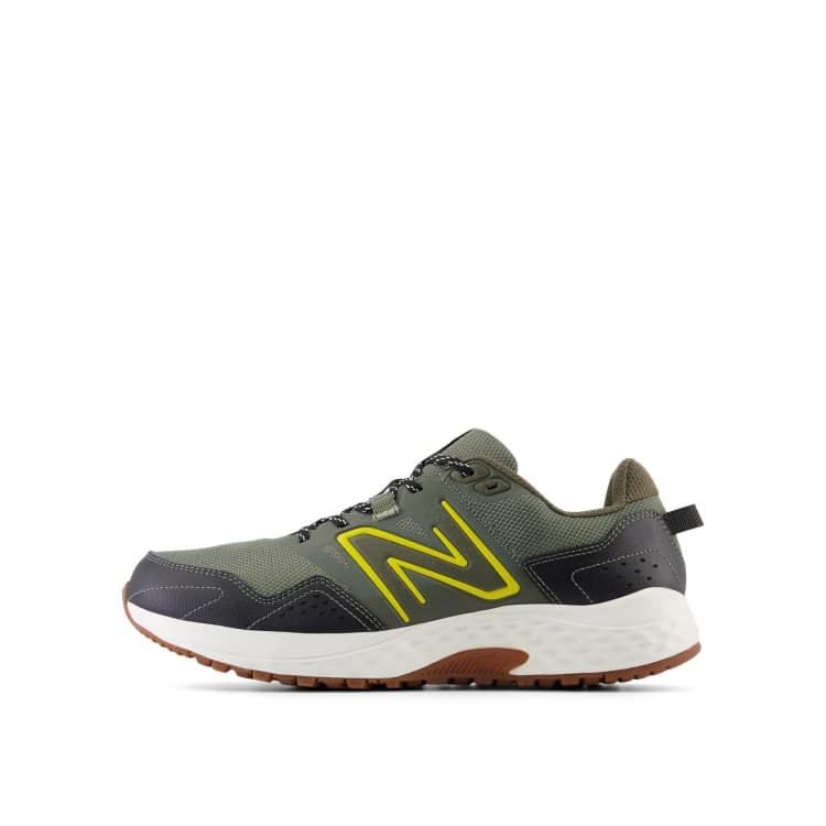 new balance 574 ClassicfuncenterShops New Balance 410 running trainers with gum sole in olive