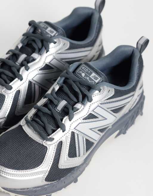 New Balance 410 sneakers i grå og sølv, 5 af 5