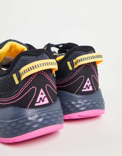 Womens new balance black shop and pink 410 trainers