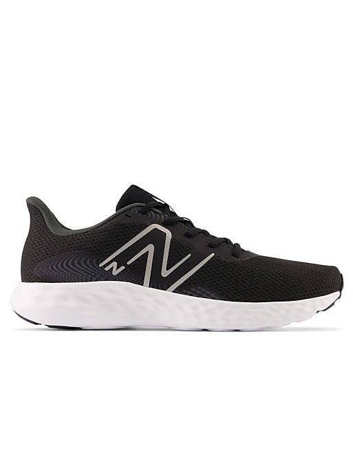 New Balance 411v3 trainers in black | ASOS