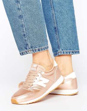 new balance grise et rose gold femme