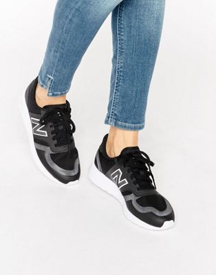 new balance 420 micro mesh trainers in black