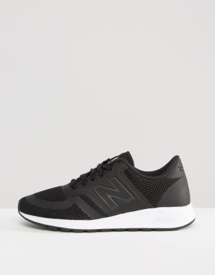 new balance 420 black mesh trainers
