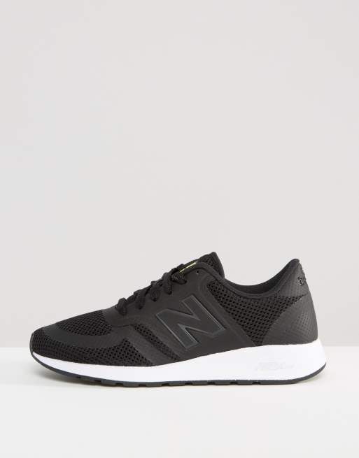 New balance black & 2024 white mesh 420 trainers