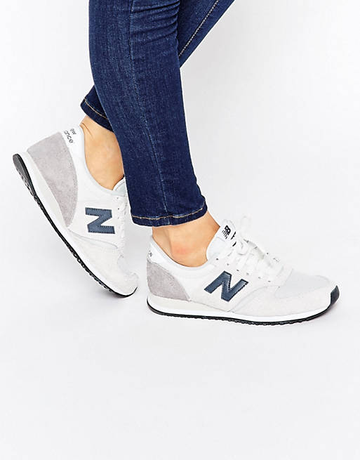 New Balance 420 Neutral Suede Trainers | ASOS