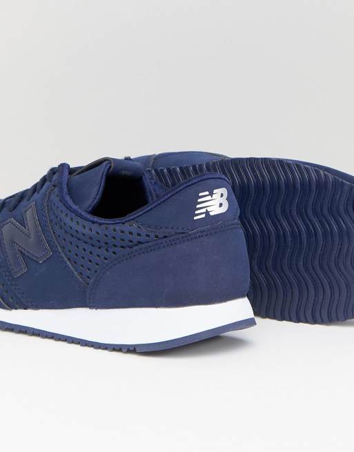 New Balance – 420 – Sneaker aus perforiertem Wildleder in Marineblau, 4 von 4