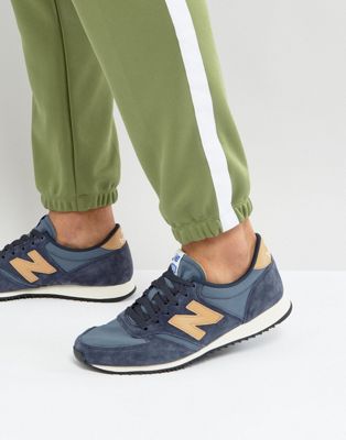 new balance 420 trainers in blue