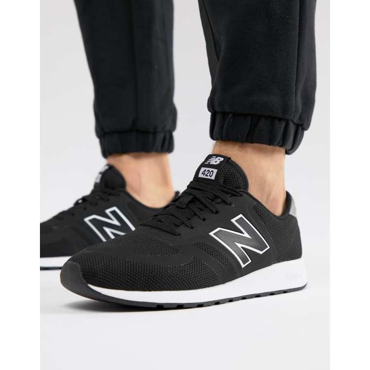 New balance 420 on sale trainers in black mrl420cd