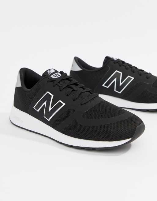 New balance 420 on sale trainers in black mrl420cd