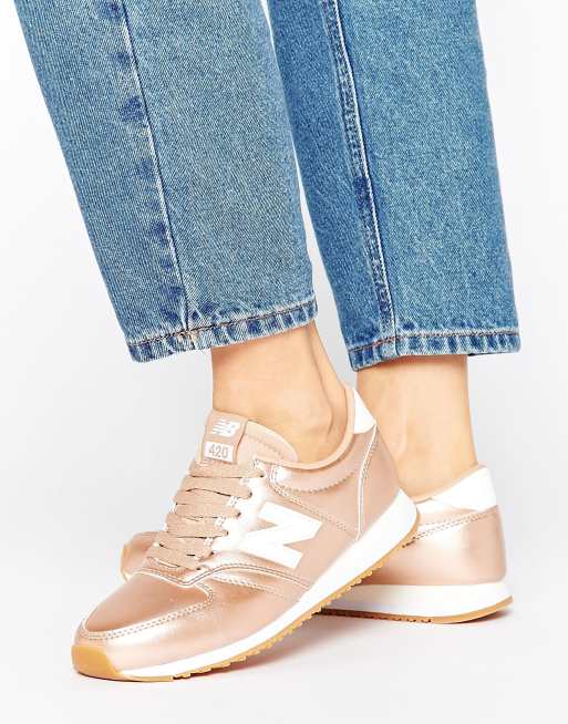 New balance best sale with rose gold