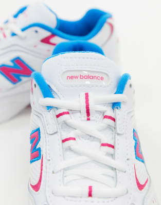 new balance 452 chunky trainers in pink