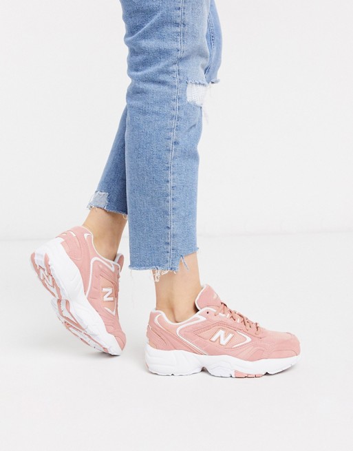 New Balance 452 chunky trainers in pink | ASOS