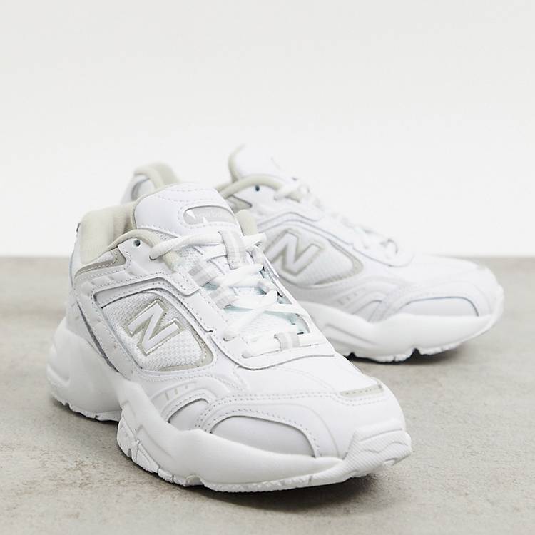 een beetje mond gesprek New Balance - 452 - Sneakers in wit/grijs | ASOS