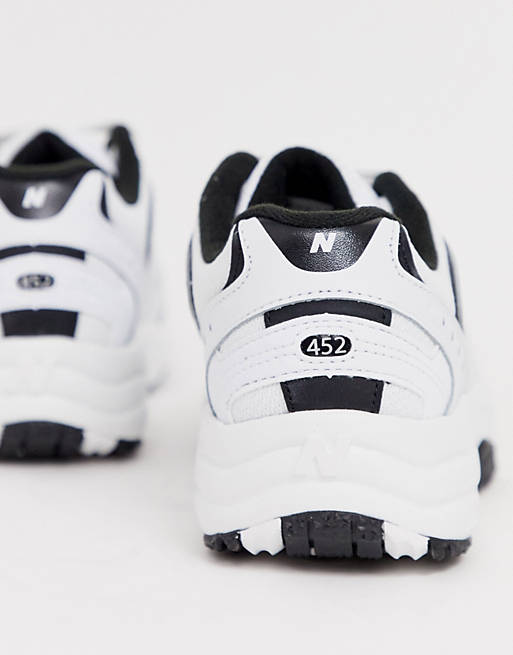 Buiten adem Voorman Prestigieus New Balance - 452 - Sneakers met dikke zool in wit | ASOS