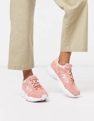 new balance 452 chunky trainers in pink