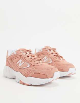 new balance 452 chunky trainers in pink